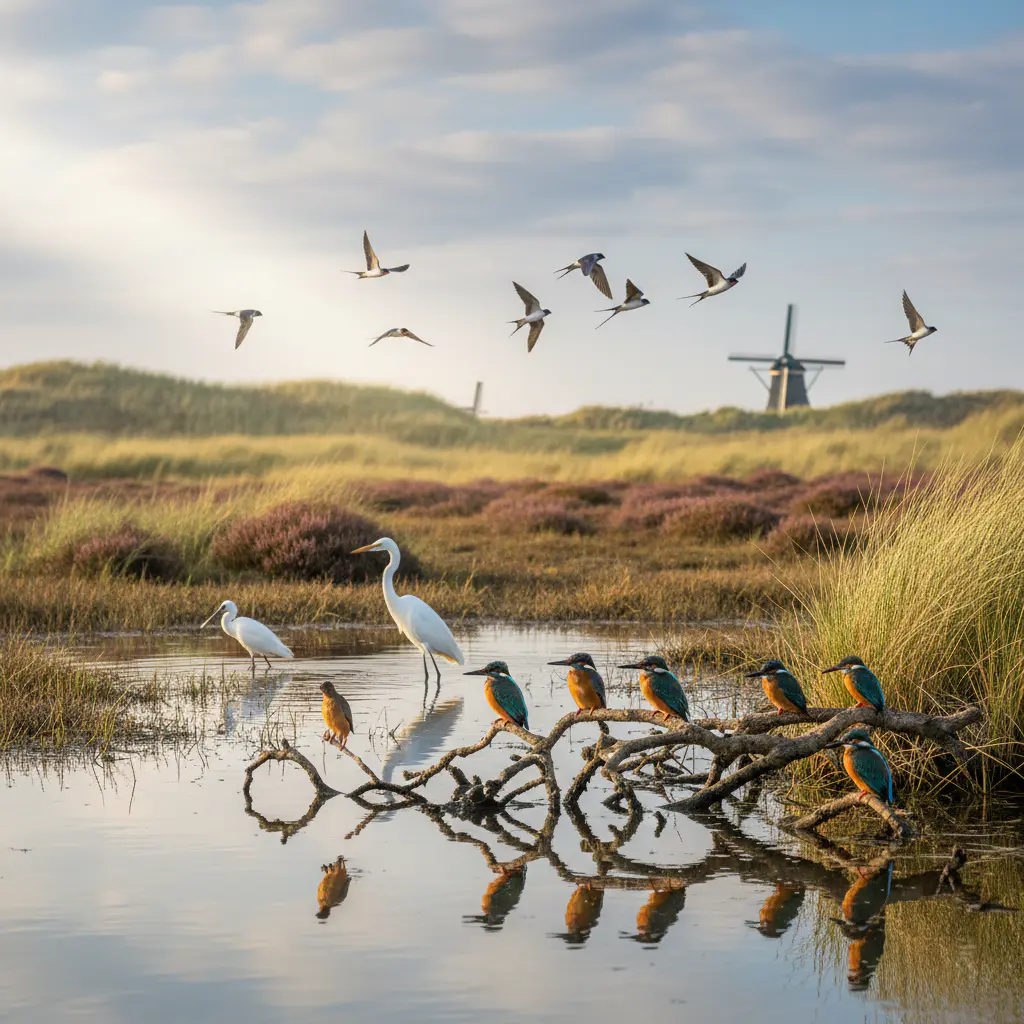Vogels in de Nederlandse natuur